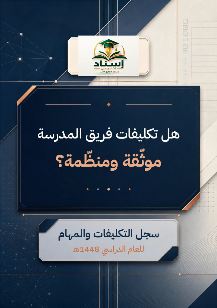 سجل التكليفات والمهام