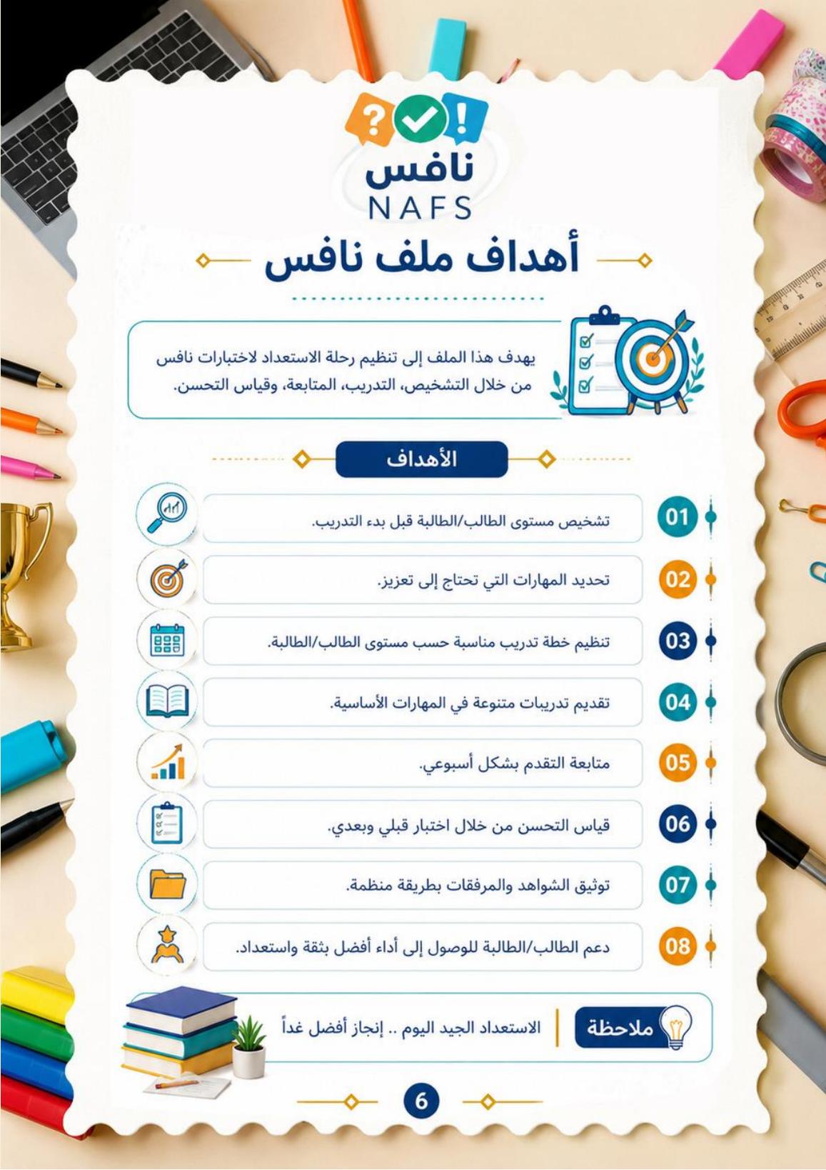 ملف نافس للاستعداد لاختبارات نافس
